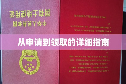 绍兴从申请到领取的详细指南