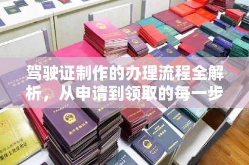 绍兴驾驶证制作的办理流程全解析，从申请到领取的每一步