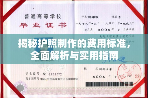 绍兴揭秘护照制作的费用标准，全面解析与实用指南
