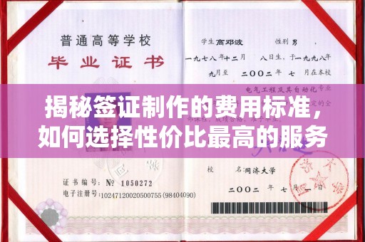 绍兴揭秘签证制作的费用标准，如何选择性价比最高的服务？