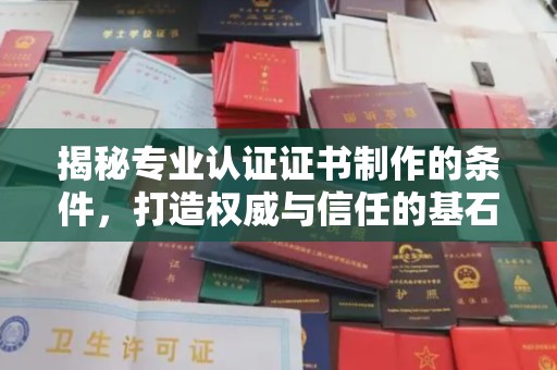 绍兴揭秘专业认证证书制作的条件，打造权威与信任的基石